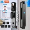 3D Face Recognition Unlock Digital Door Lock With Camera FIngerprint Password Unlock Keyless Electronic Door Lock