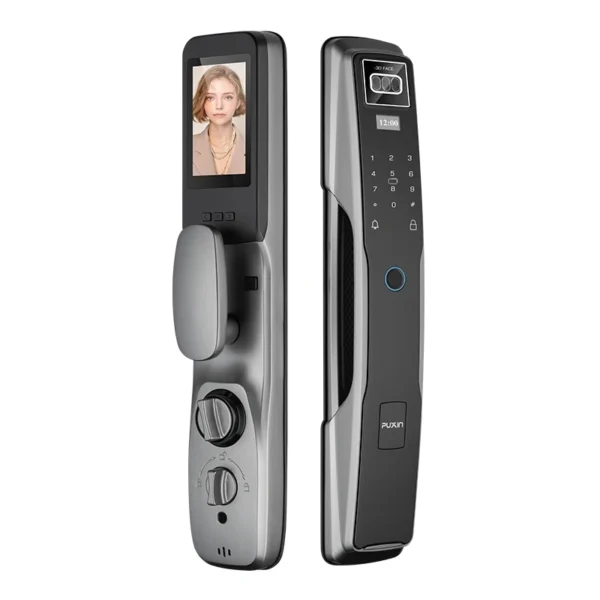 Puxin Q19 3D face recognition automatic fingerprint lock household electronic door lock password smart lock - Image 5